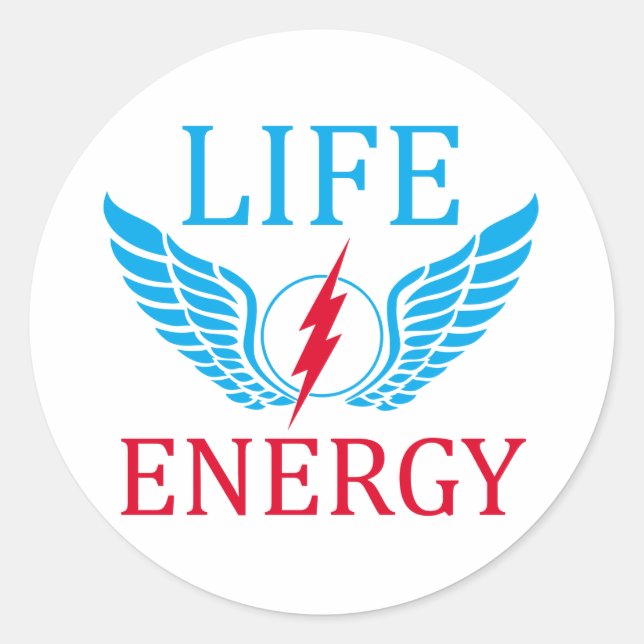 Adesivo Energia da vida (Frente)
