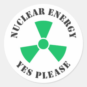 Adesivo Energia Nuclear, Sim Por Favor, Energia Nuclear