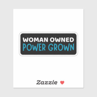 Adesivo Energia proprietária da mulher cresceu - Suporte