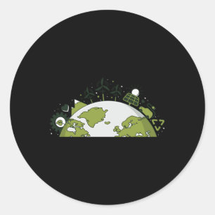 Adesivo Energia Renovável & Reciclagem - Ambiente P