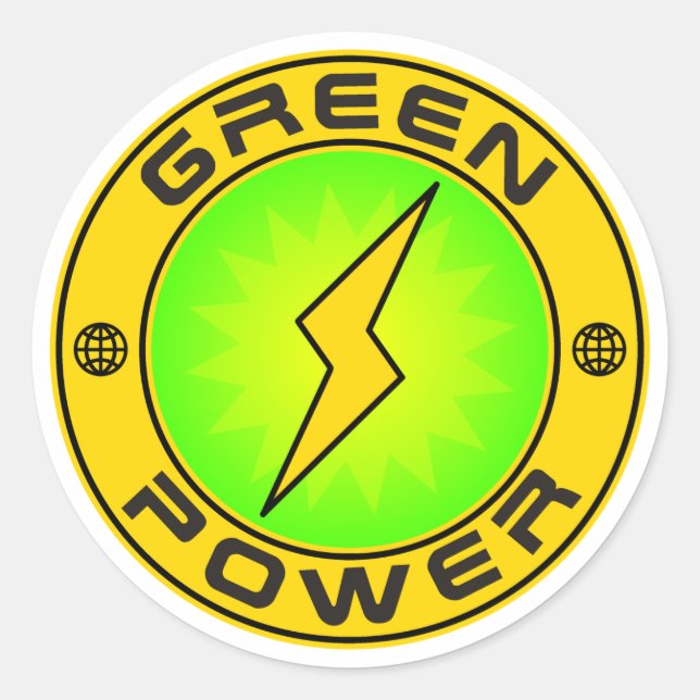 Adesivo Energia verde III (Frente)