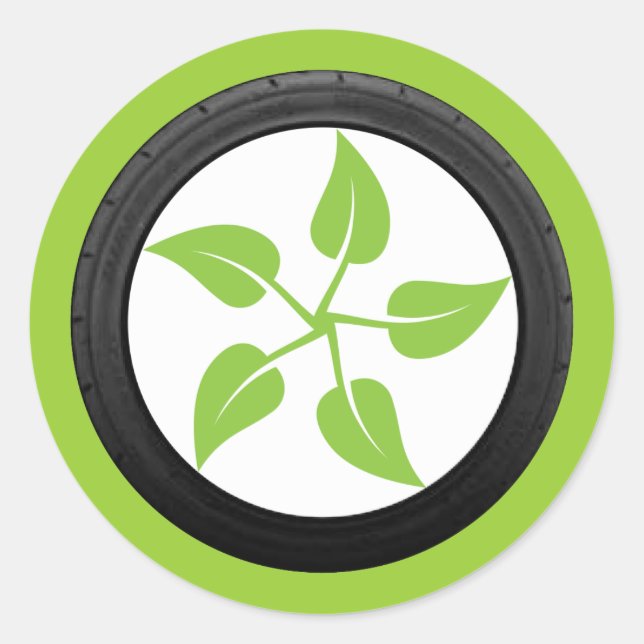 Adesivo Energia verde limpa (Frente)