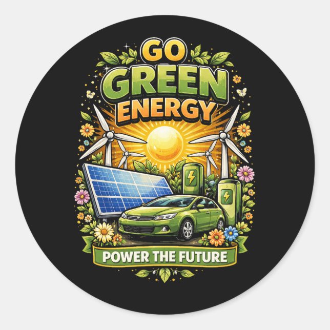 Adesivo Energize o Futuro (Frente)