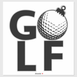 Adesivo Enfeite de Golfe de Natal
