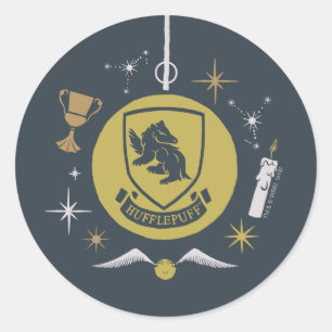 Adesivo Enfeite de Natal Gráfico HUFFLEPUFF™