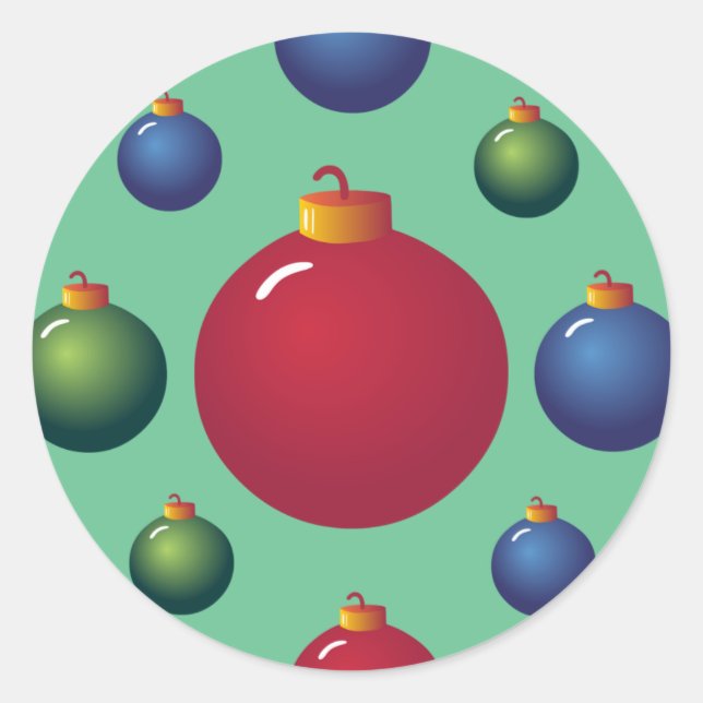 Adesivo Enfeites de natal (Frente)