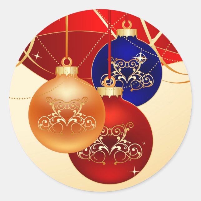 Adesivo Enfeites de natal (Frente)