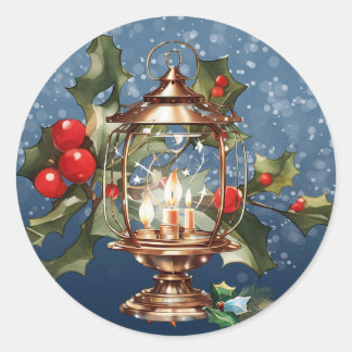 Adesivo Enfeites de natal de cerâmica azul