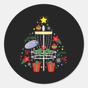 Adesivo Enfeites de natal de Golf de Disco, Árvore Funny G