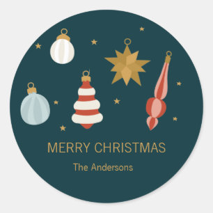 Adesivo enfeites de natal Feliz Natal