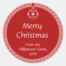 Enfeites de natal Retroativo Personalizado de Nouv