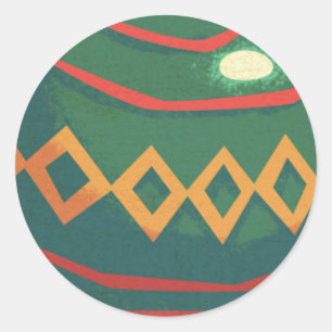 Adesivo Enfeites de natal Vermelhos e Verdes