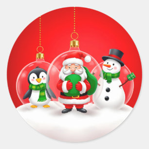 Adesivo Enfeites Festivos de Natal