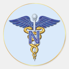Adesivo Enfermagem Caduceus