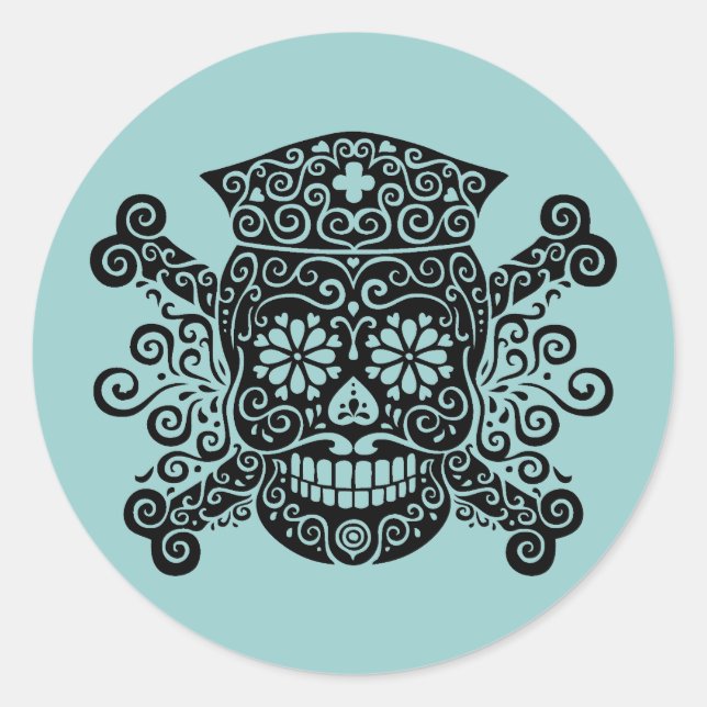 Adesivo Enfermeira antiga do pirata (Frente)