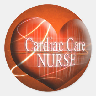 ADESIVO ENFERMEIRA CARDÍACA DO CUIDADO (CORAÇÃO)