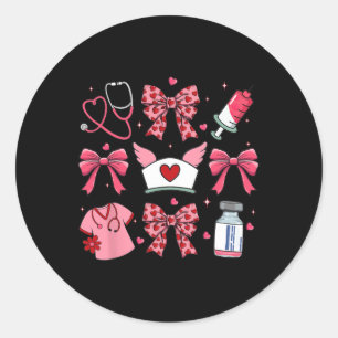 Adesivo Enfermeira cor-de-rosa, Arco coquete Cupids Favori