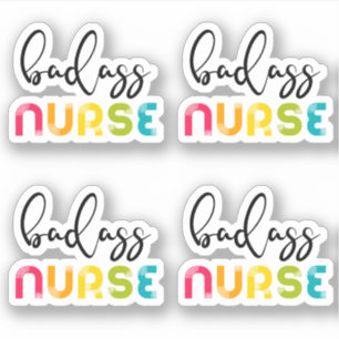 Adesivo Enfermeira de Badass