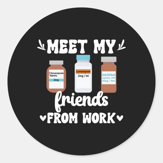 Adesivo Enfermeira de Cuidados Críticos Enfermeira de Cuid (Frente)