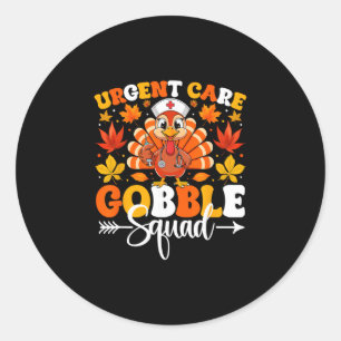 Adesivo Enfermeira de Cuidados Urgentes Gobble Squad Dia d