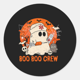 Adesivo Enfermeira de Halloween Enfermeira Ghost Boo Boo