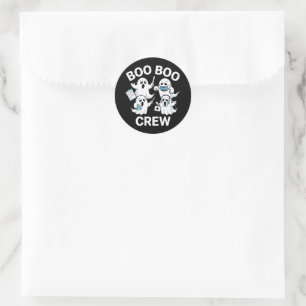 Adesivo Enfermeira de Halloween, Gift Boo Boo Crew Nurse