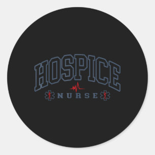 Adesivo Enfermeira de Hospice Engraçada Formatura de Médic