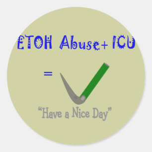 Adesivo Enfermeira de "=Intubation do ER ICU do abuso ETOH
