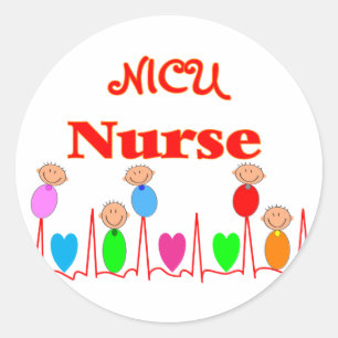 Adesivo Enfermeira de NICU--Gráficos adoráveis do bebê