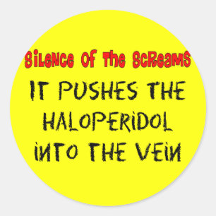 Adesivo Enfermeira de Psych - Presentes Hilários