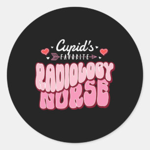 Adesivo Enfermeira de Radiologia Favorita do Cupido no Dia
