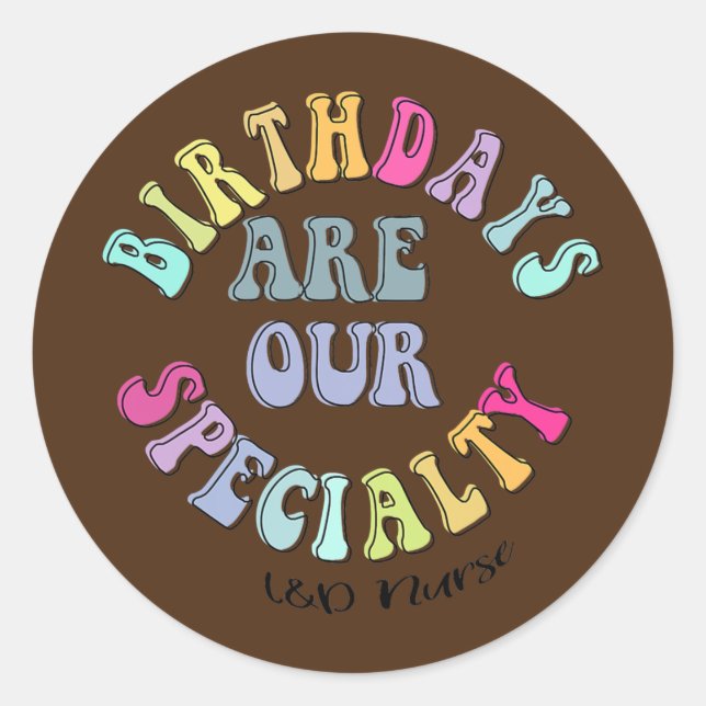 Adesivo Enfermeira de Trabalho e Entrega Enfermeira Enferm (Frente)