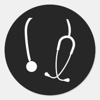 Adesivo Enfermeira do estetoscópio Médico Enfermeiro Engra