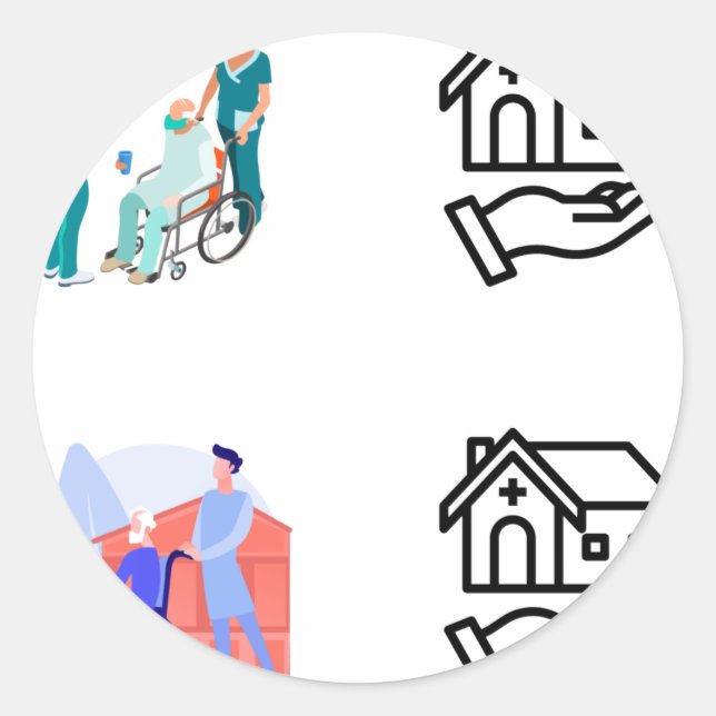 Adesivo Enfermeira do Hospital Sticker Pack - Nur do Hospi (Frente)