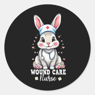 Adesivo Enfermeira Enfermeira Com Páscoa De Estetoscópio N