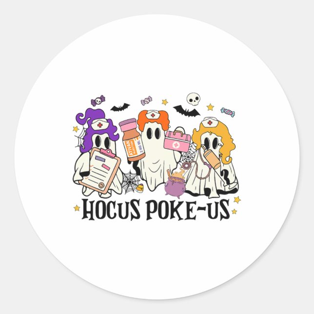 Adesivo Enfermeira Enfermeira Spooky Enfermeira Costume Ha (Frente)