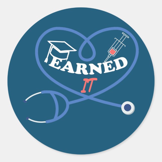 Adesivo Enfermeira engraçada Citação ganha Legal enfermeir (Frente)