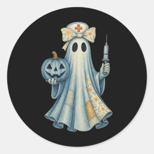 Adesivo Enfermeira Fantasma Bonita Arco Vintage Halloween