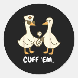 Adesivo Enfermeira Ganso Cuff Em Divertida Enfermeira Gans