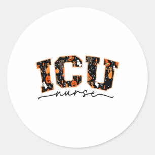 Adesivo Enfermeira Icu Enfermeira Halloween Cuidados Críti