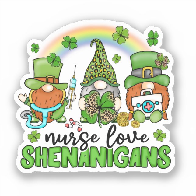Adesivo Enfermeira Love Shenanigans Rua de Patrick (Frente)
