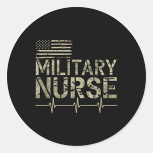 Adesivo Enfermeira Militar, American Veteran Va Nursing Co