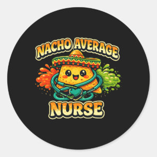 Adesivo Enfermeira Nacho Média Engraçado Cinco De Mayo Rn 
