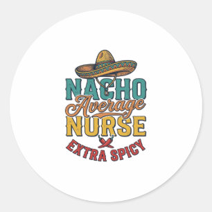 Adesivo Enfermeira Nacho Média Extra Apimentada Camisa Enf