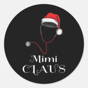 Adesivo Enfermeira Natal Mimi Claus Correspondendo Papais 