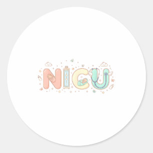 Adesivo Enfermeira Nicu Dia Dos Namorados Coração Estetosc