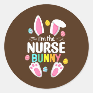 Adesivo Enfermeira-páscoa Enfermeira Enfermeira Ovo-Páscoa