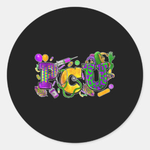 Adesivo Enfermeira Pcu Enfermeira Mardi Gras