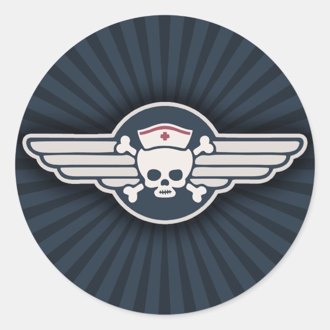 Adesivo Enfermeira Pirata Alas III (Frente)