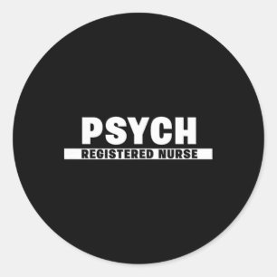 Adesivo Enfermeira Psiquiátrica de Saúde Mental e Comporta